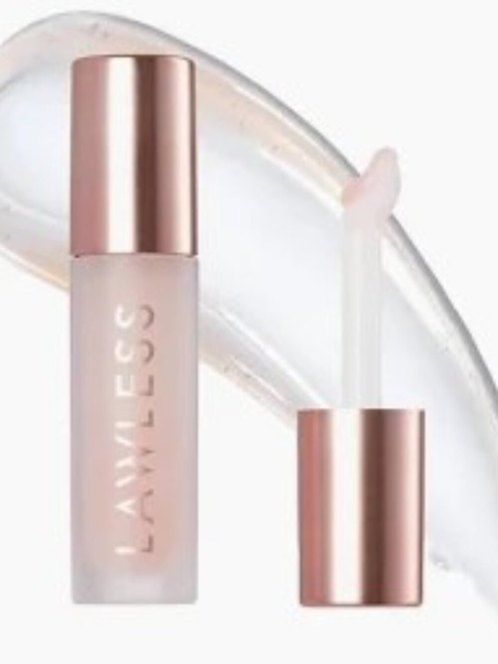 NEW Lawless Forget the Filler Lip Plumper Line Smoothing Gloss Rosey Outlook